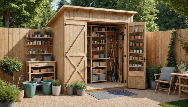 Abris de jardin : maximiser l'espace pour le rangement et le loisir